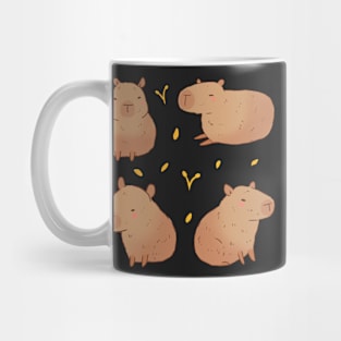 Cute capybaras illustration Mug